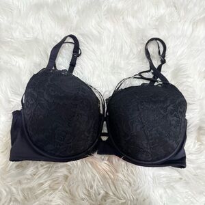 La Senza so free Balconnet black lace bra size 36DDD